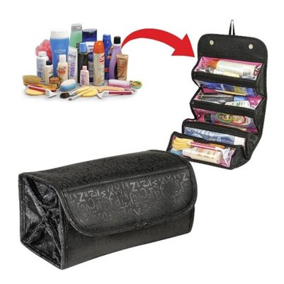 Roll up cosmetic bag